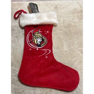 Ottawa Senators NHL Christmas Stocking With Faux Fur Trim Hockey